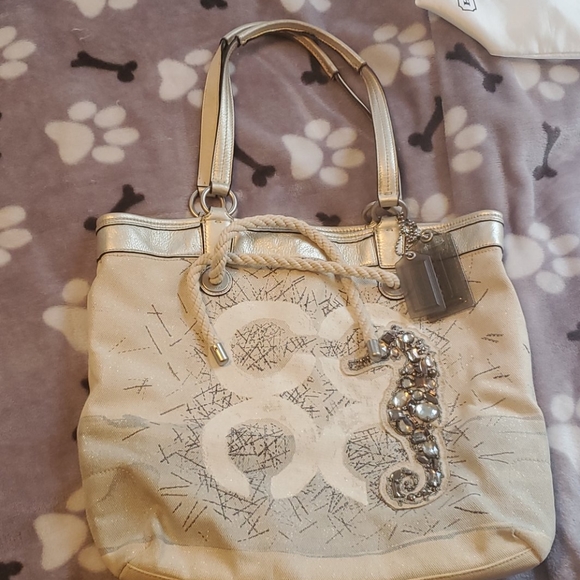 Coach Handbags - Seahorse coach purse
